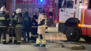 У бара в Заводском районе заметили пожарные машины