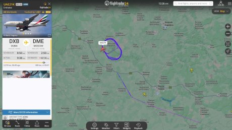 Над Наровчатом кружит самый большой пассажирский самолет мира