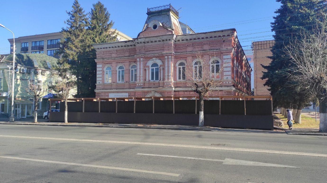 В Пензе продолжается реставрация особняка на улице Кирова, 53